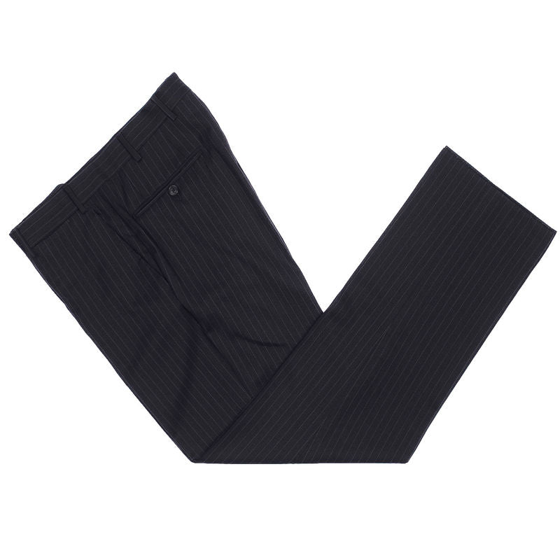 Corneliani Grey Pinstripe Notch Lapel Business Suit