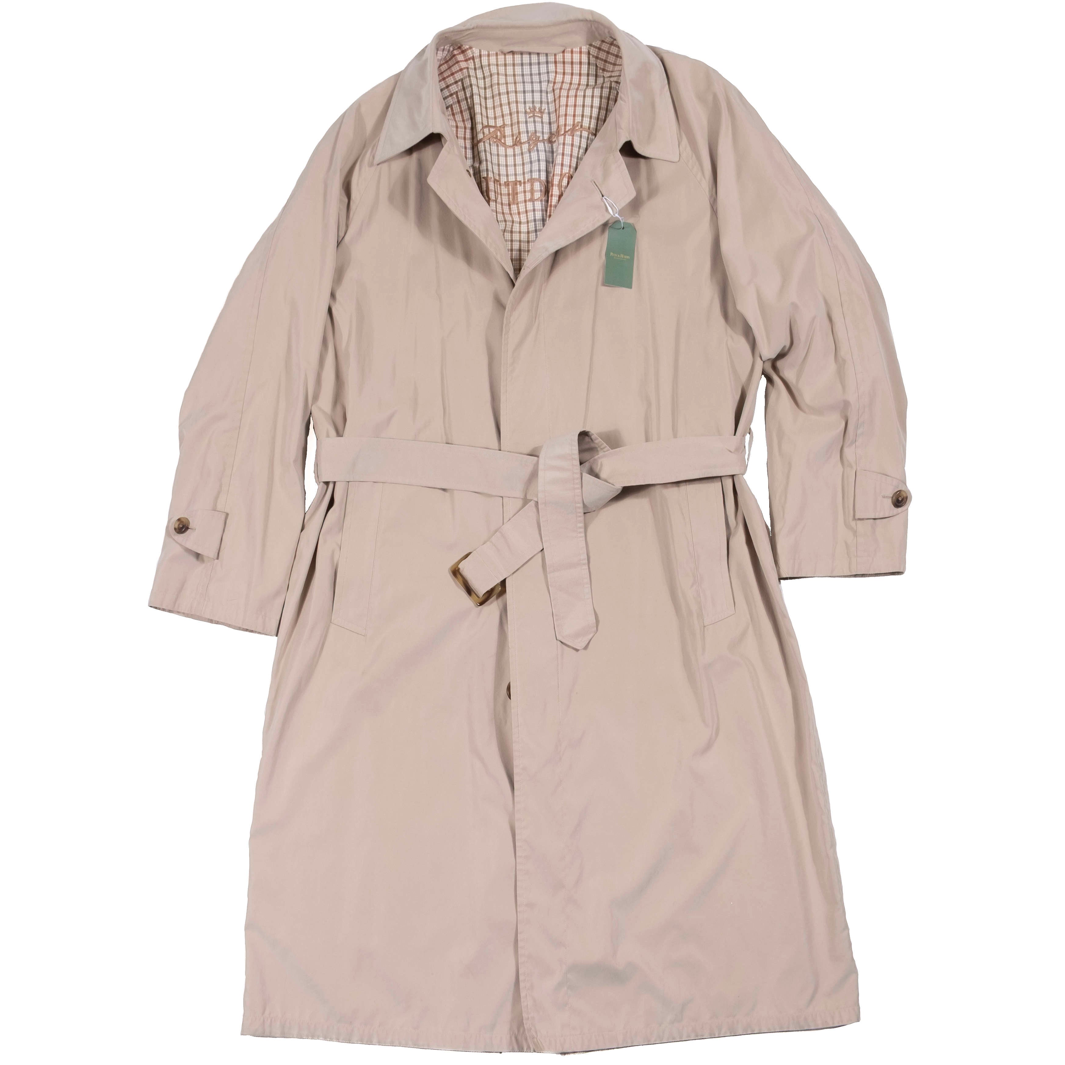 Regent’s Beige Trench Coat Sz 50