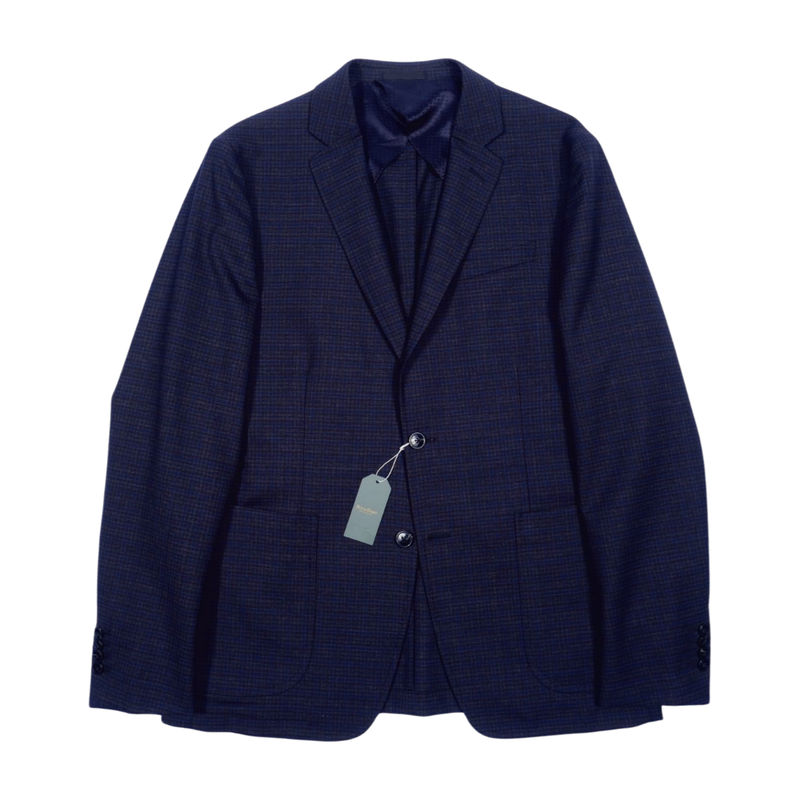 Lab Pal Zileri Navy Checks Sport Coat