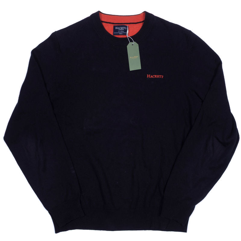 Hackett Navy Crewneck