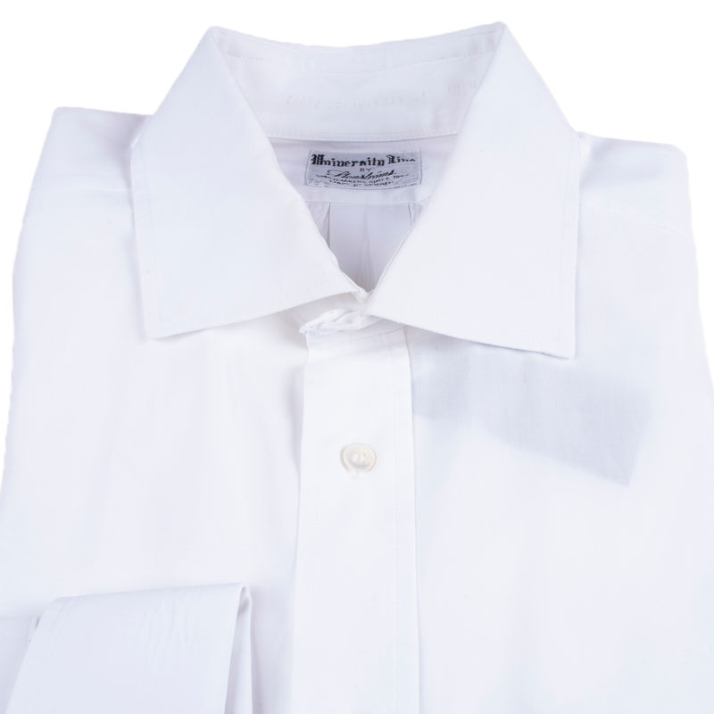 Stenströms White French Cuff Shirt