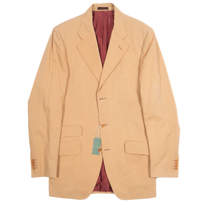 Etro Mustard Cotton Suit