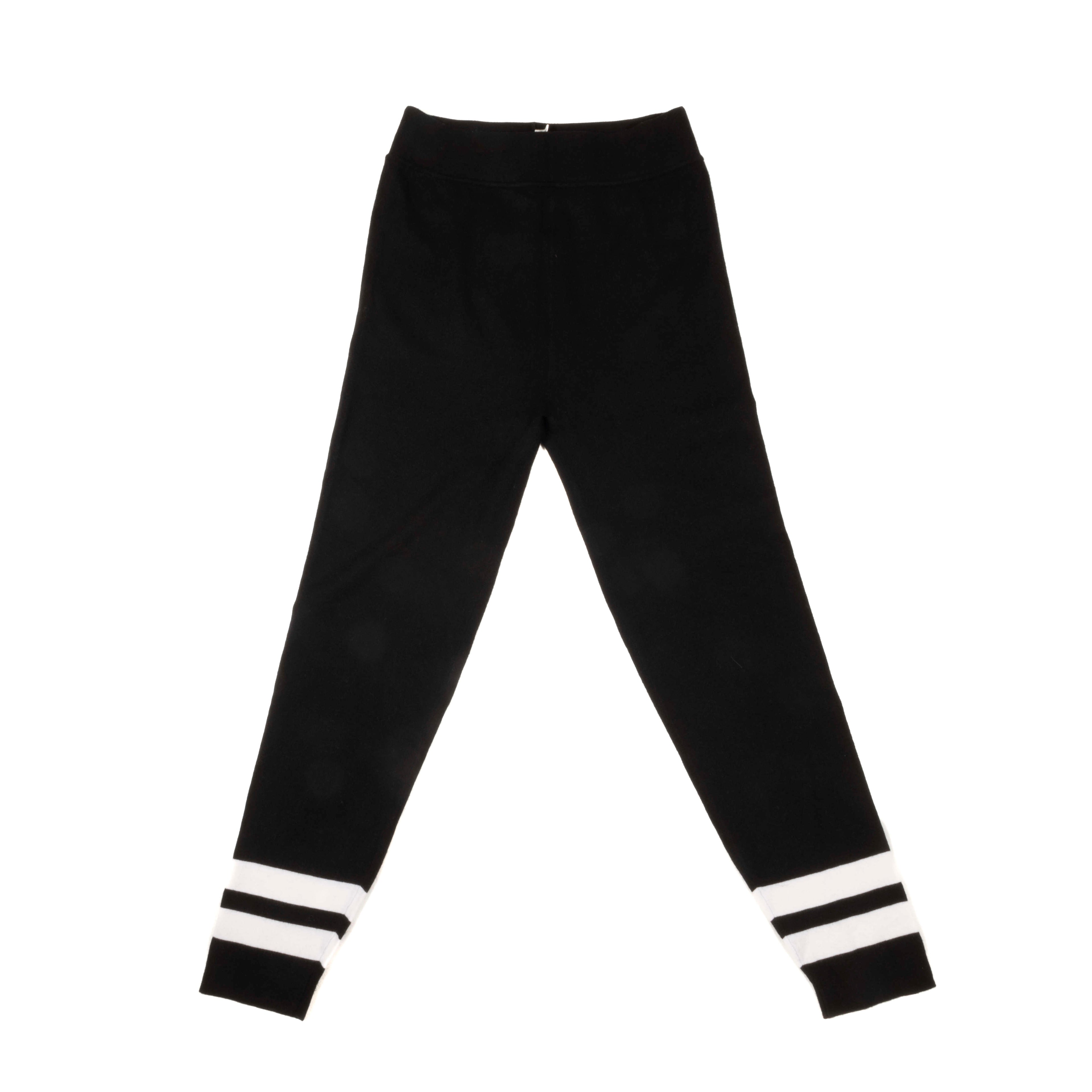 Black Ski Base Layer Pants Cashmere