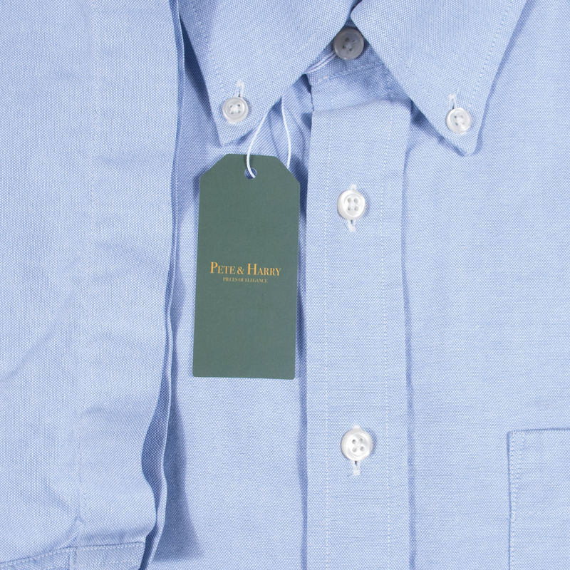 Marks & Spencer Blue Short Sleeve Shirt Sz 44