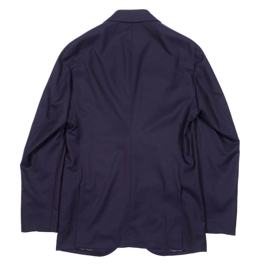 Neapolitan Hand Tailored Navy Wool Sport Coat Sz 48