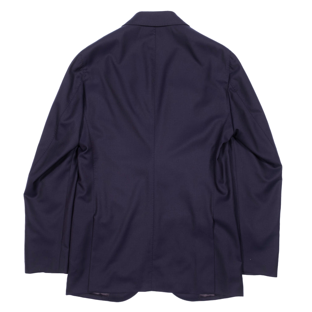 Neapolitan Hand Tailored Navy Wool Sport Coat Sz 48