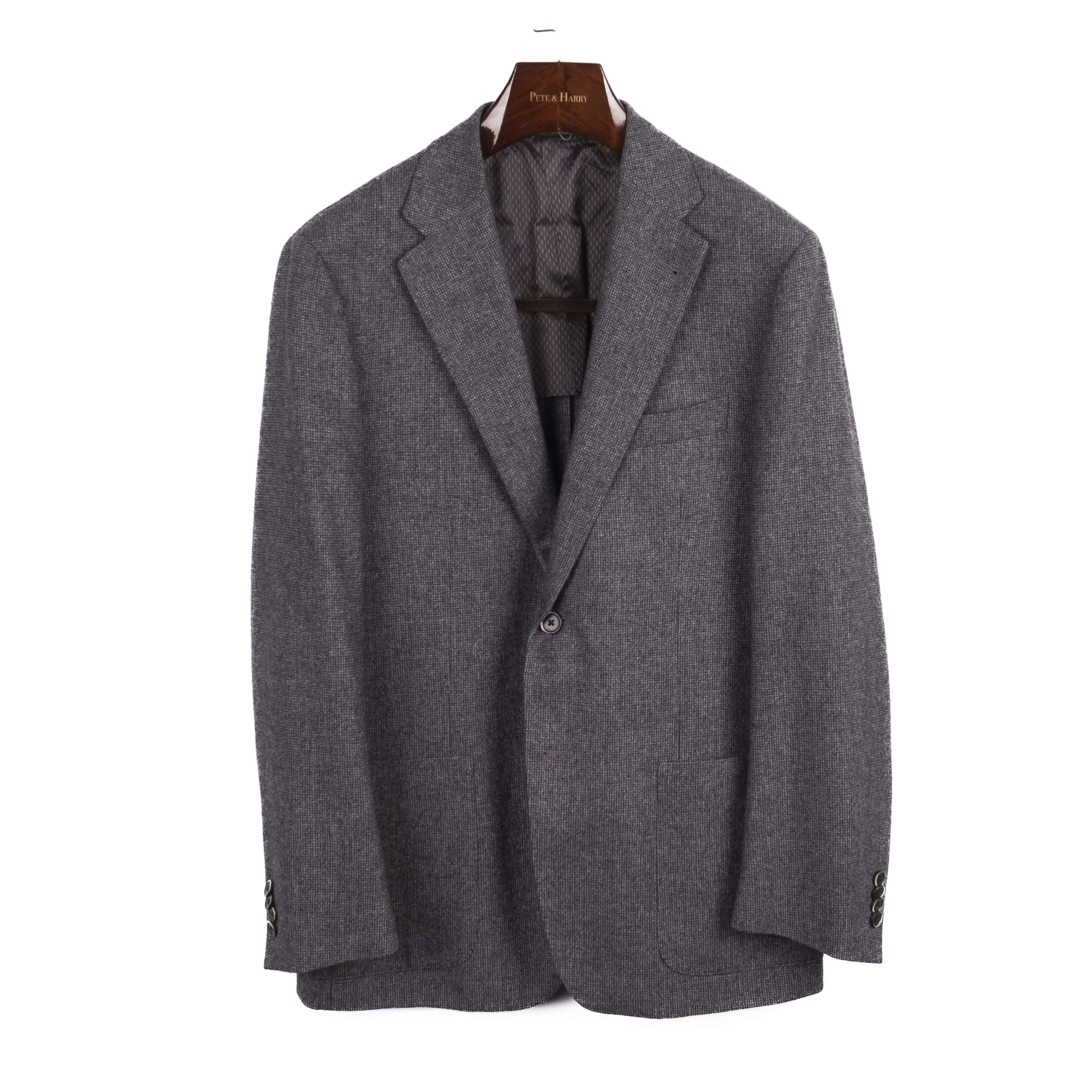 Grey Wool & Cashmere Sport Coat