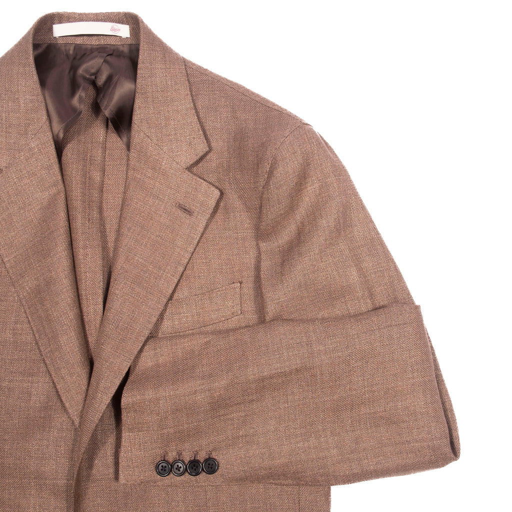 Est Retail Price 12 000 SEK - Eduardo De Simone Brown Wool/Silk/Linen Sport Coat