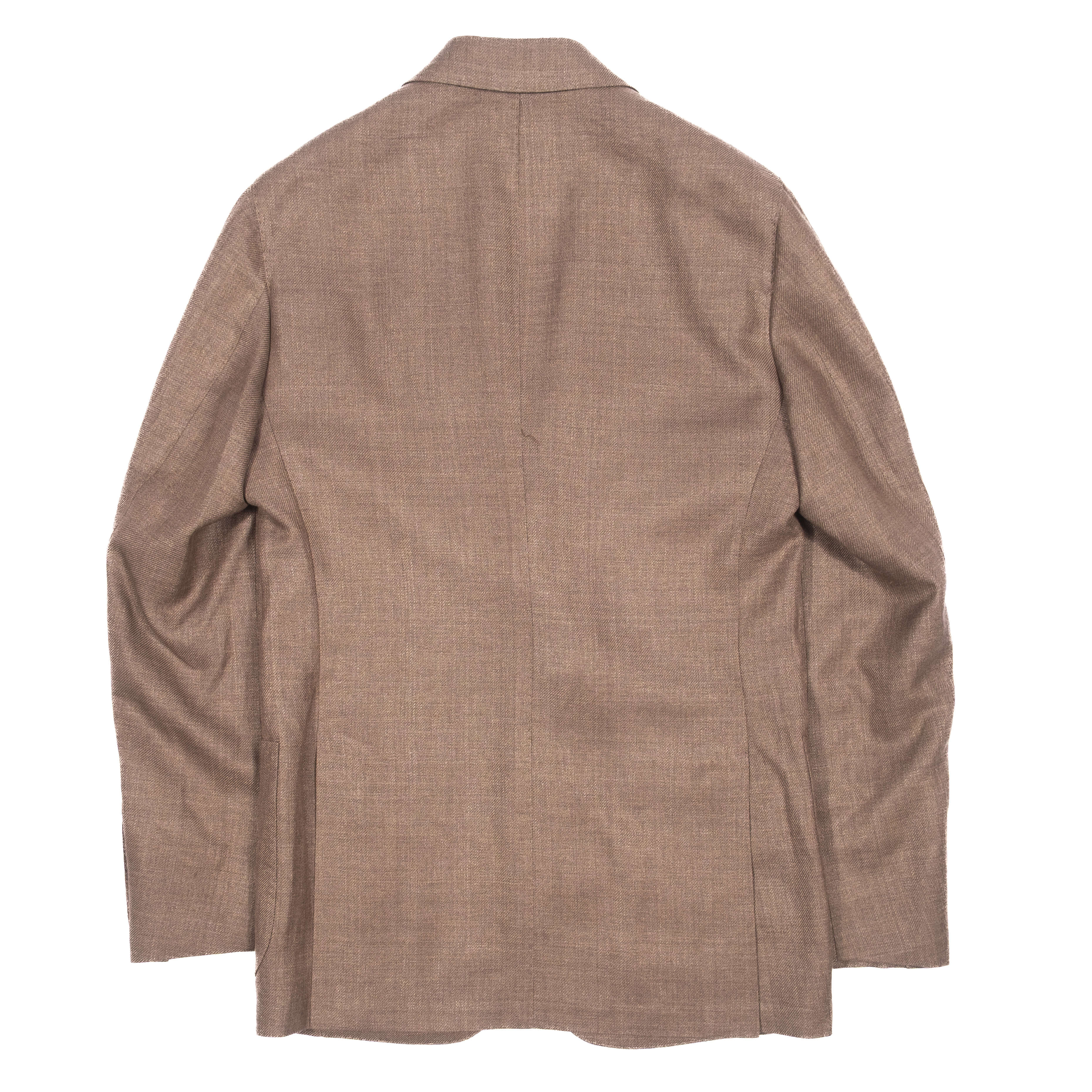 Est Retail Price 12 000 SEK - Eduardo De Simone Brown Wool/Silk/Linen Sport Coat