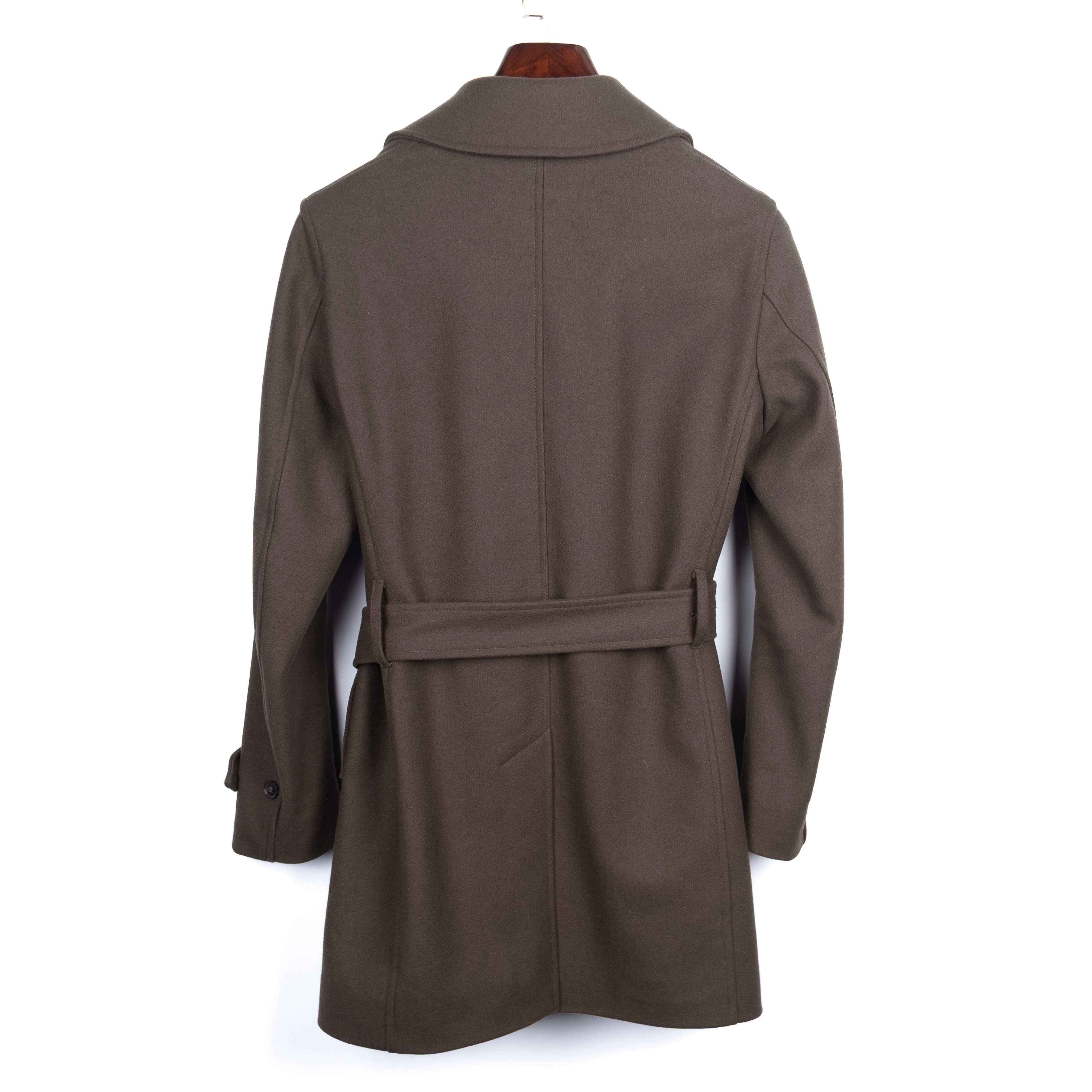 Dark Green Double Breasted Coat