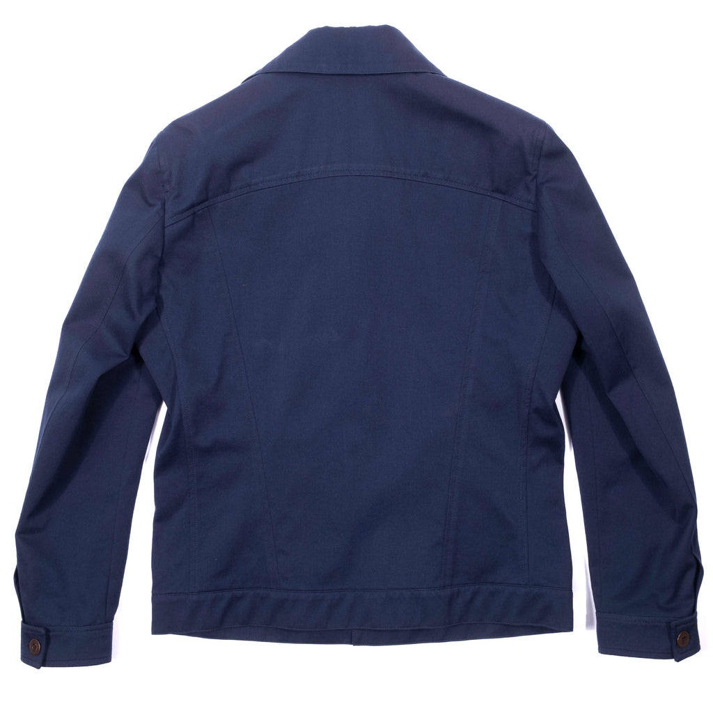 Neapolitan Hand Tailored Blue Cotton Jacket 50