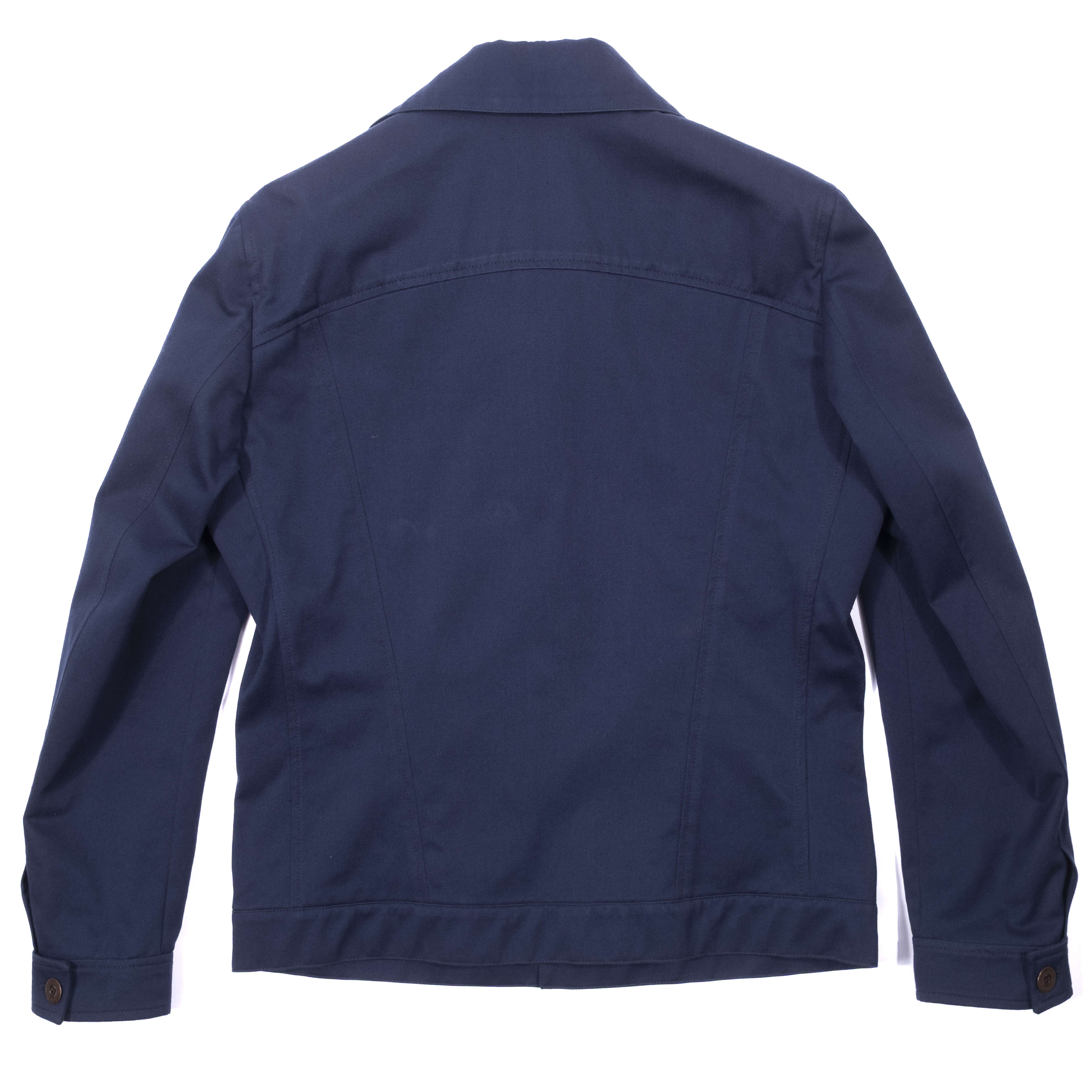 Neapolitan Hand Tailored Blue Cotton Jacket 50