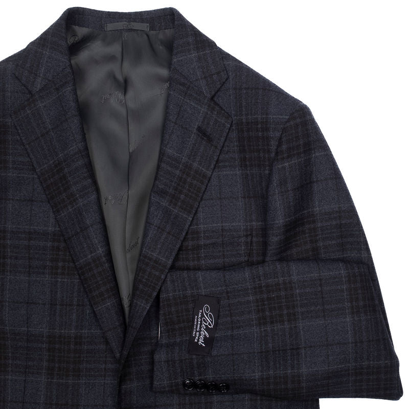 Dark Green Check Wool Sport Coat