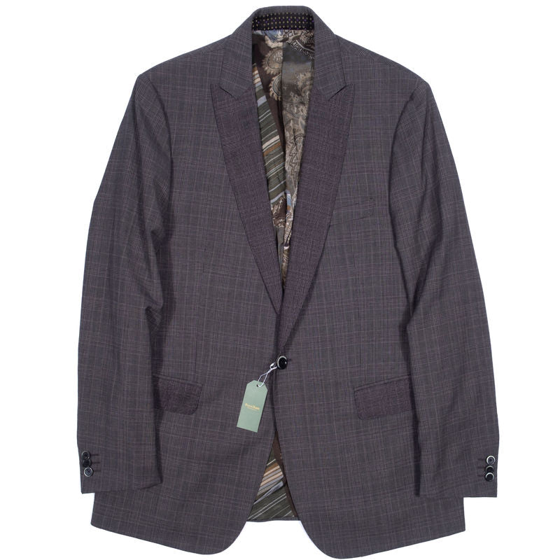 Etro Grey Check Sport Coat