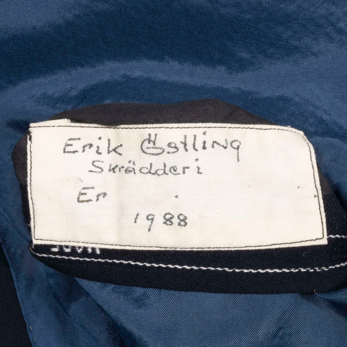 Navy Bespoke Wool Sport Coat