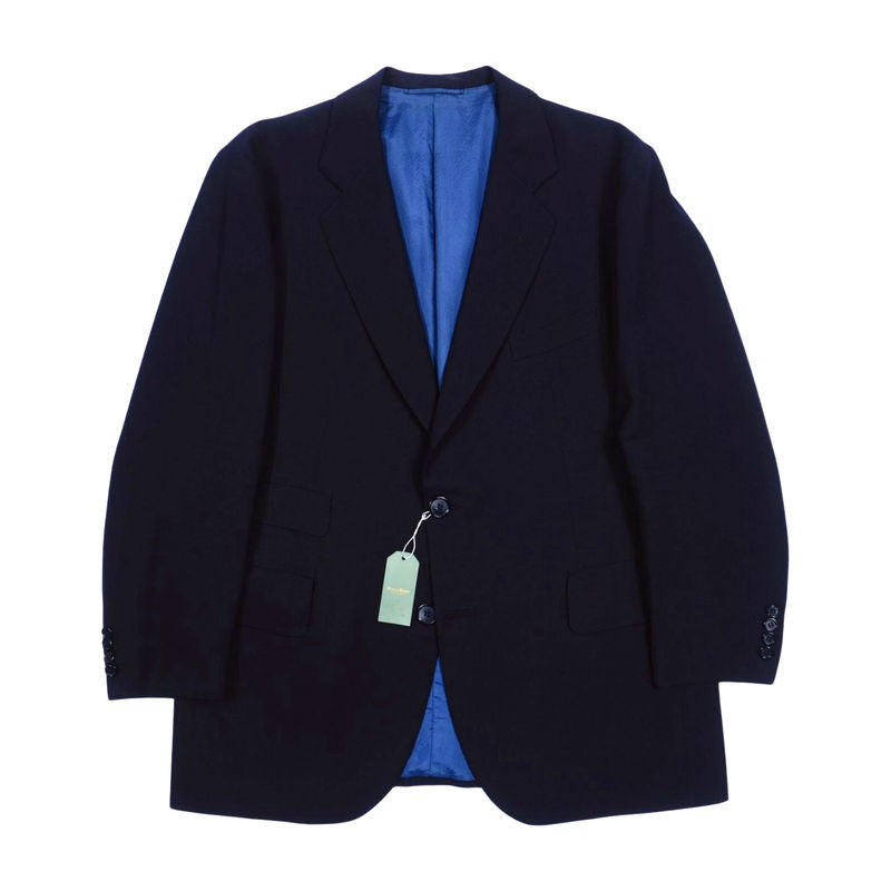 Navy Bespoke Wool Sport Coat