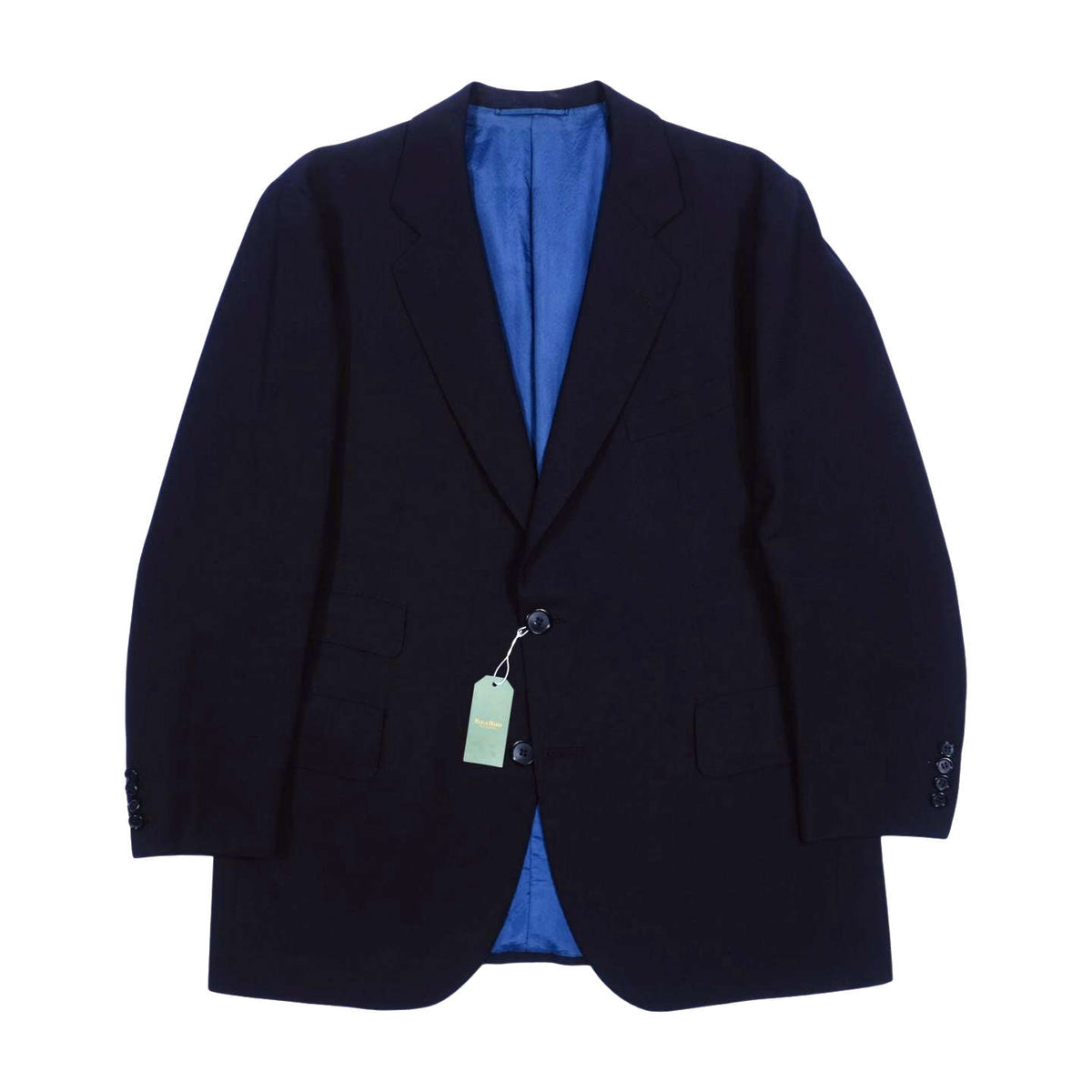 Navy Bespoke Wool Sport Coat