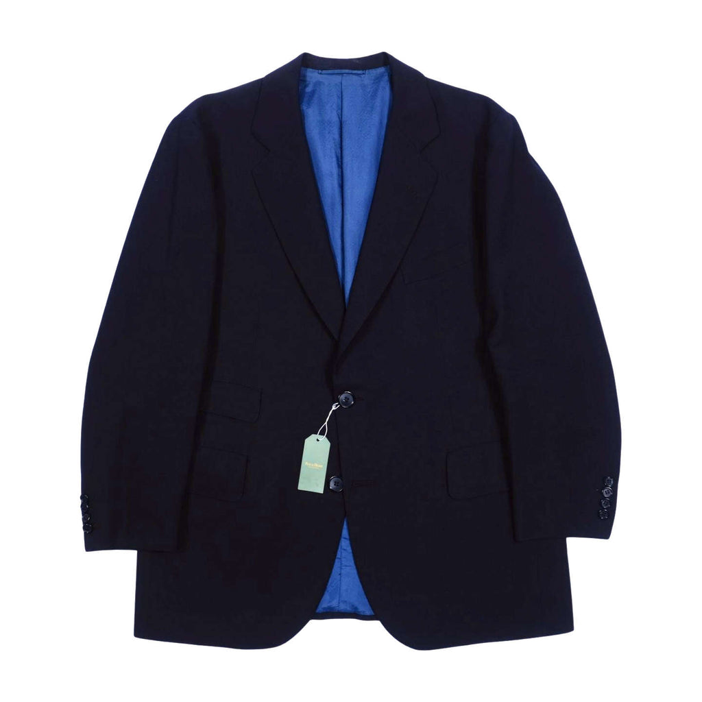 Navy Bespoke Wool Sport Coat