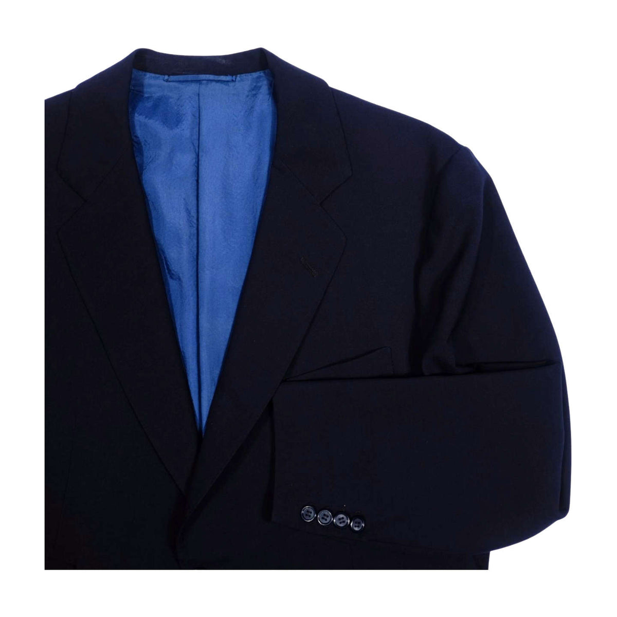 Navy Bespoke Wool Sport Coat