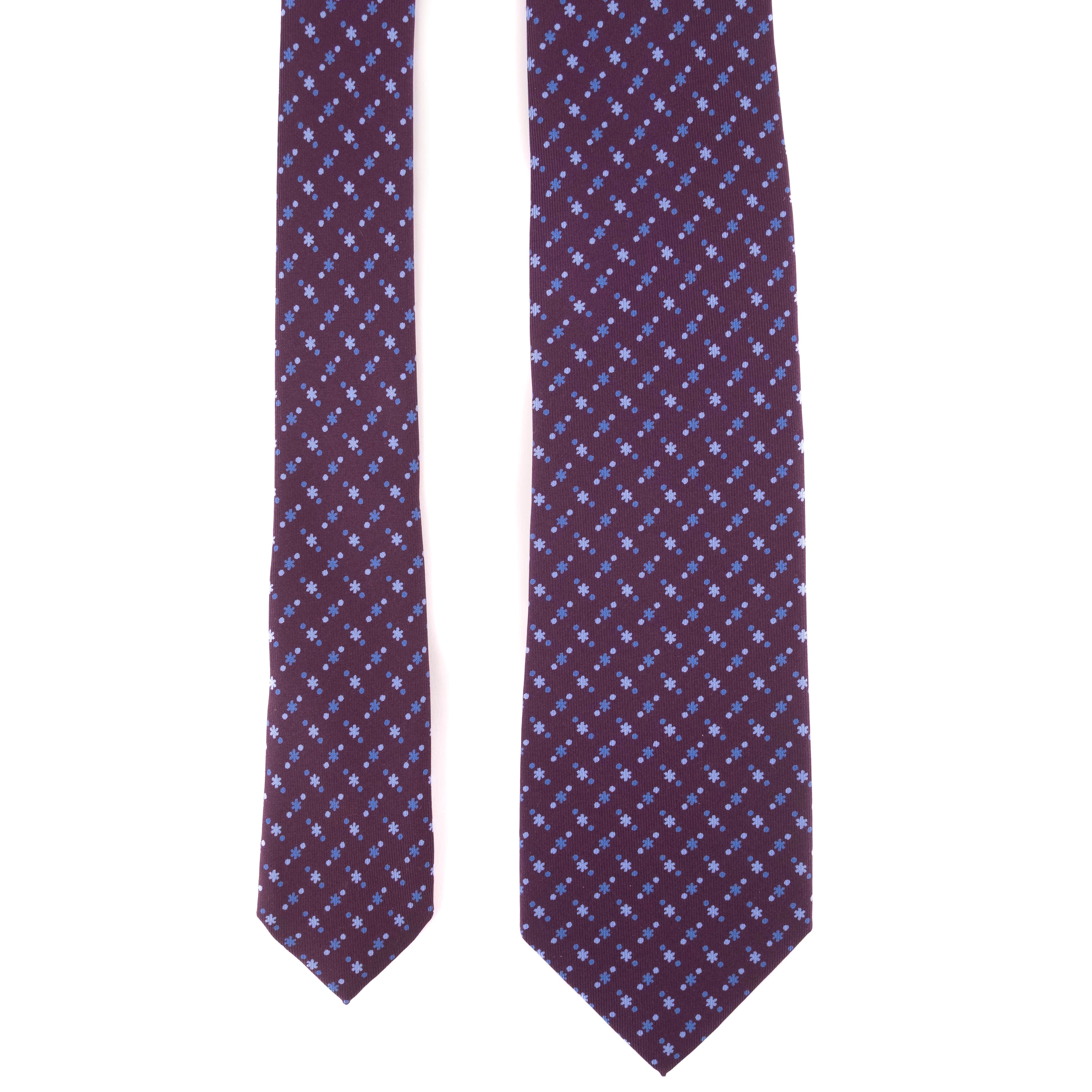 Purple Patterned Tie