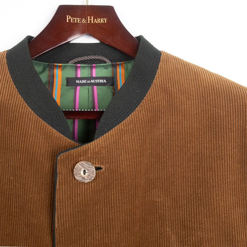 Unique Brown Alpine Corduroy Jacket