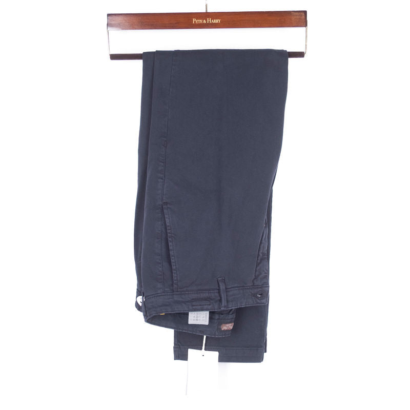 Blue Cotton Flannel Chinos