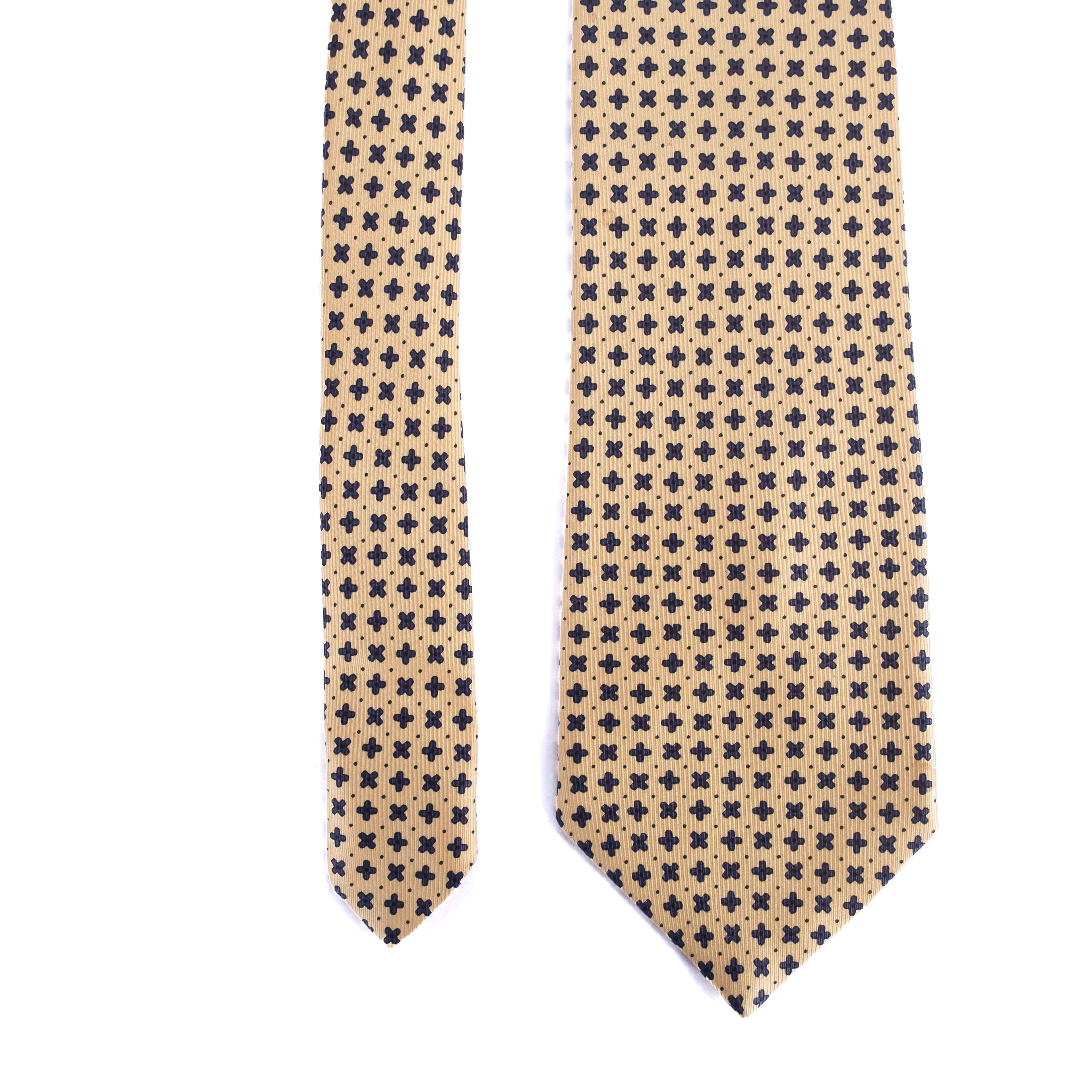 Yellow Patterned Tie