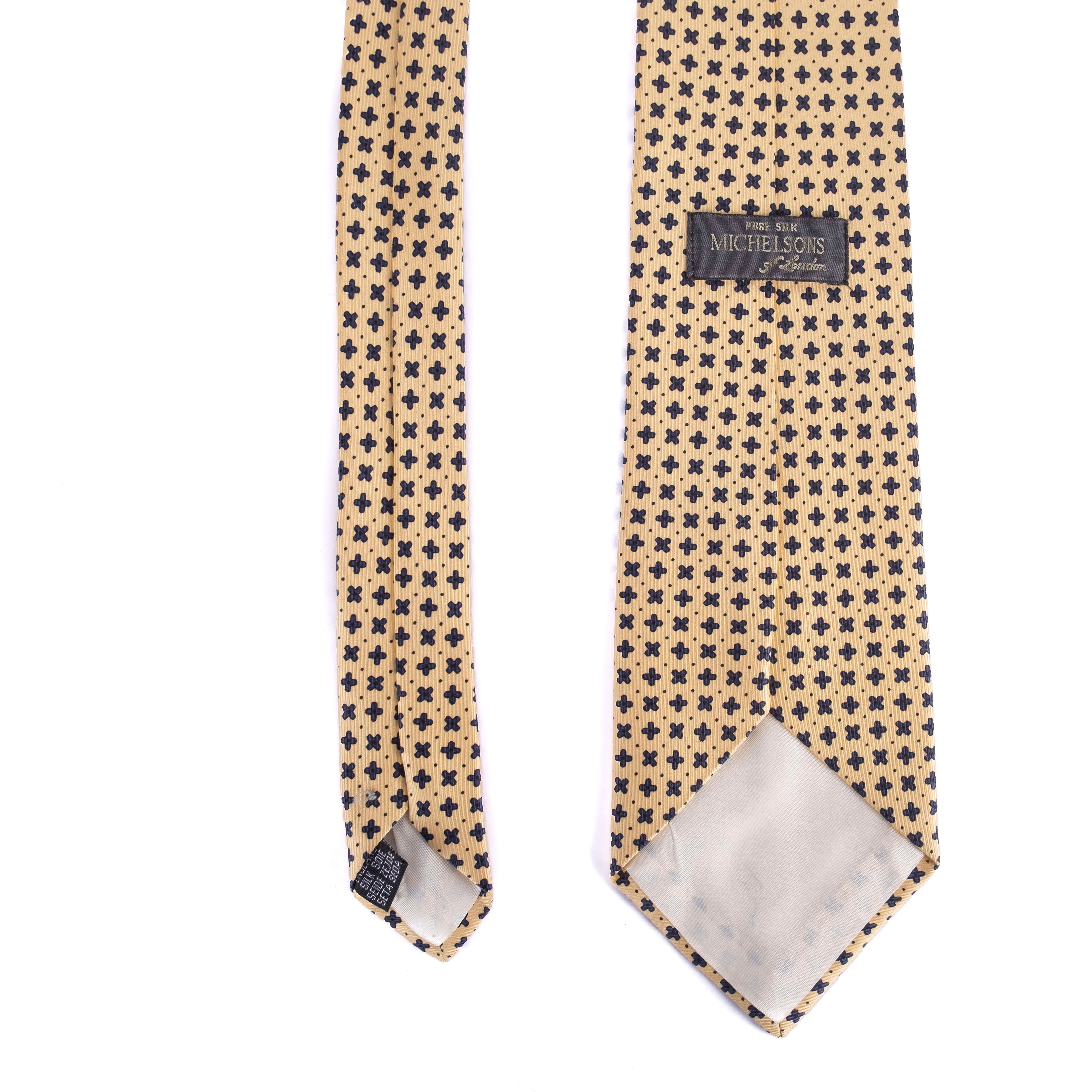 Yellow Patterned Tie