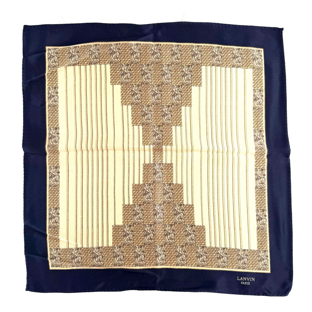 Beige Pocket Square