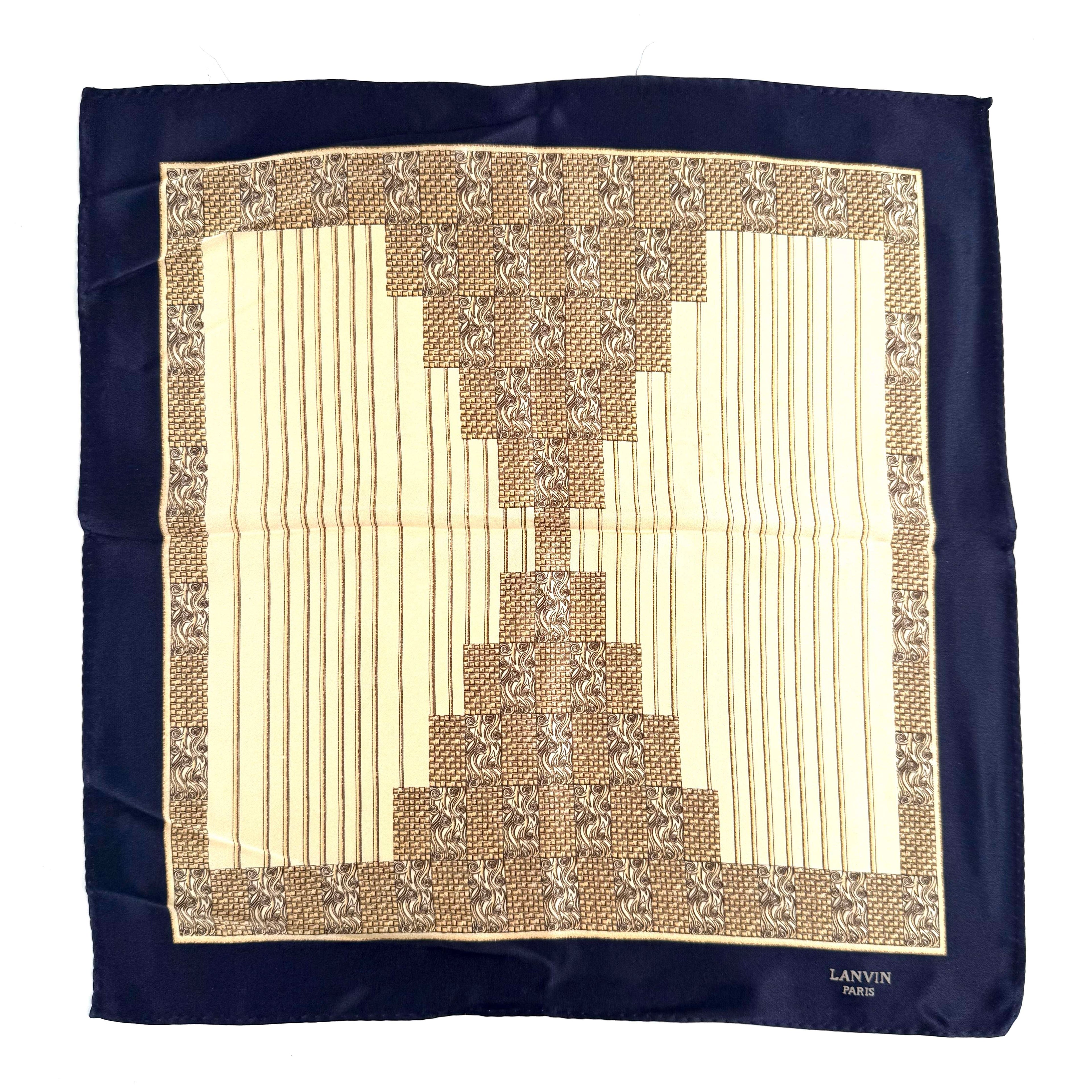 Beige Pocket Square