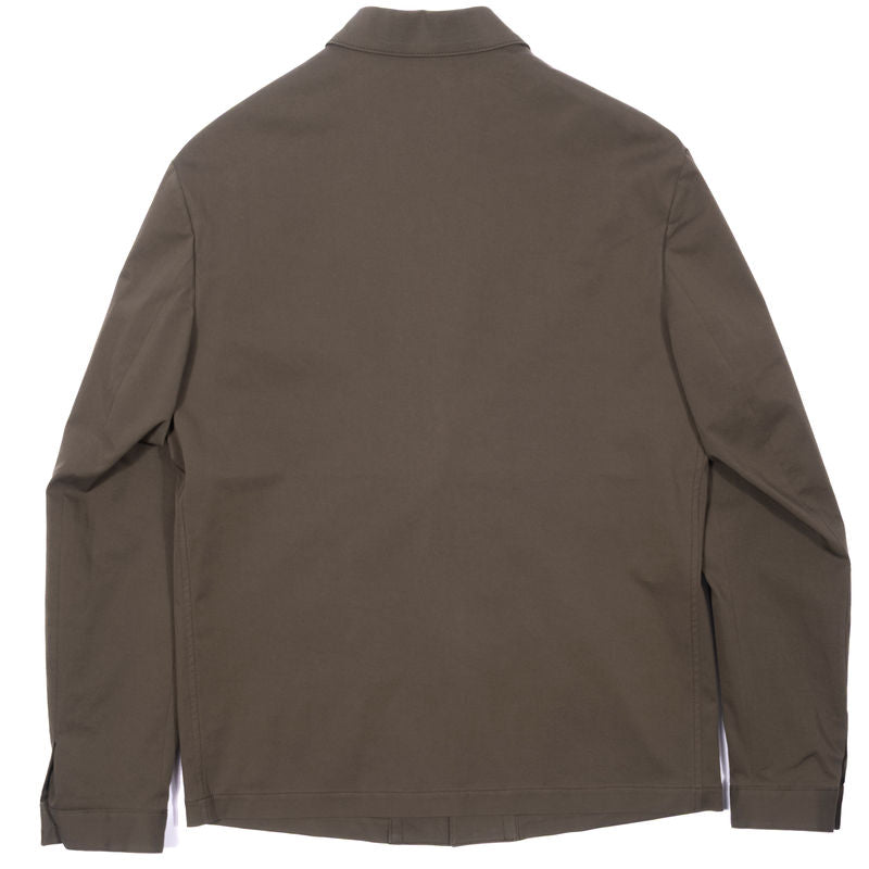 Neapolitan Hand Tailored Green Cotton Utility Jacket Size 52