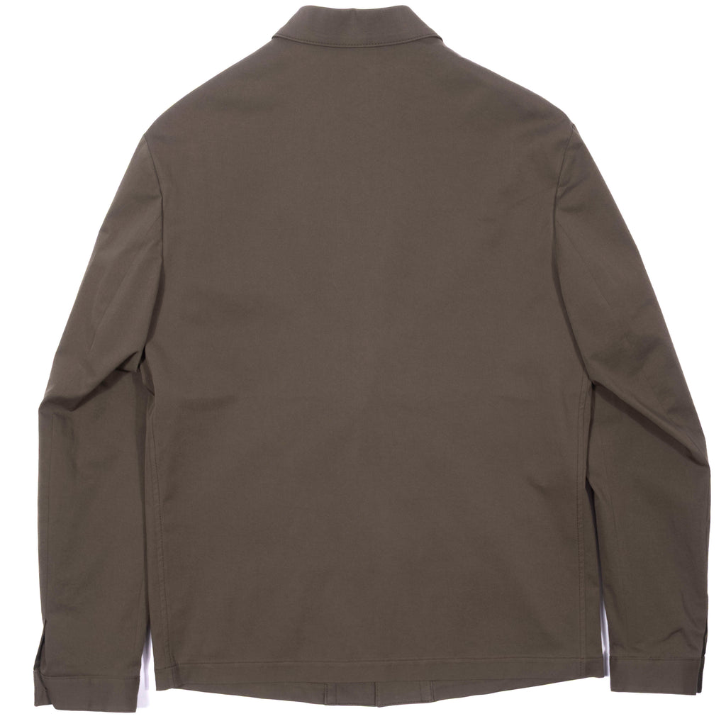 Neapolitan Hand Tailored Green Cotton Utility Jacket Size 52
