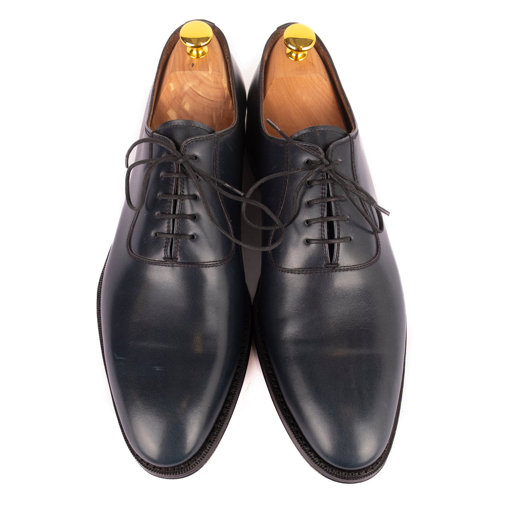 Box Calf Navy Wholecut Oxford