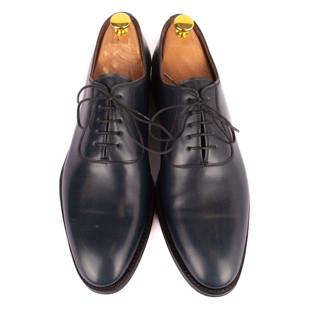 Box Calf Navy Wholecut Oxford