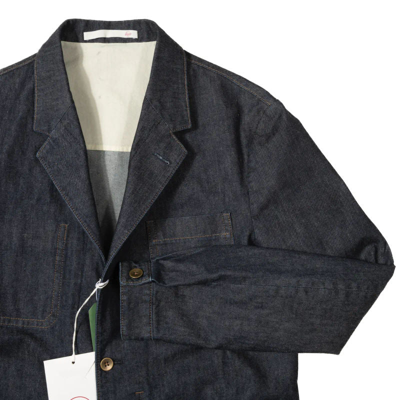 Neapolitan Tailored Denim Utility Jacket