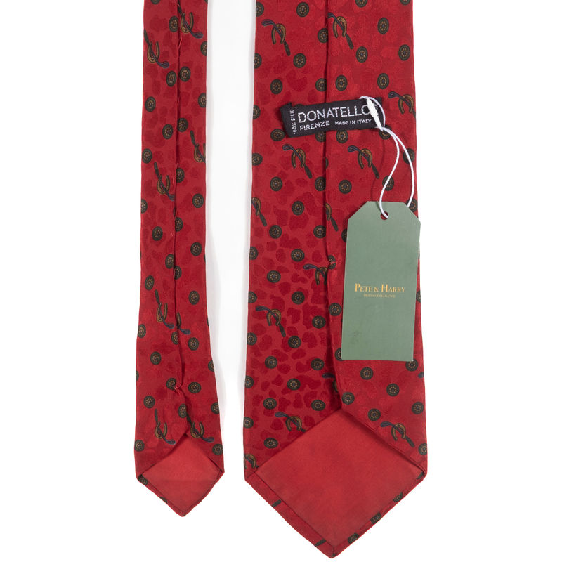 Donatello Red Tie