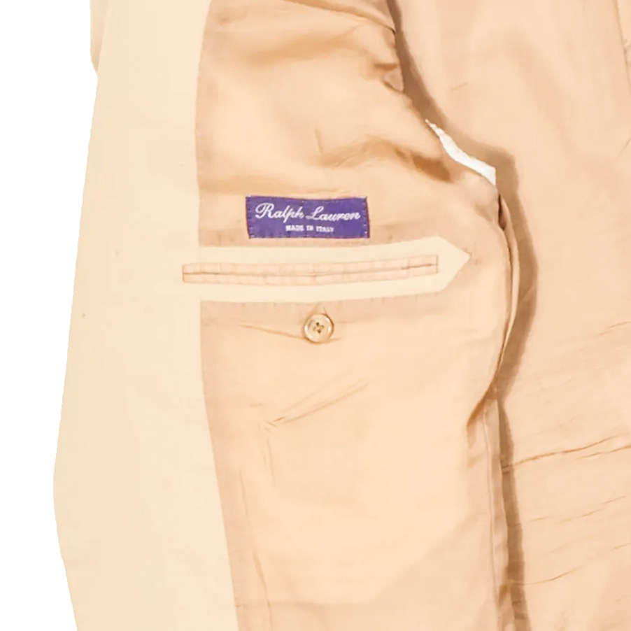 Ralph Lauren Purple Label Beige Suit
