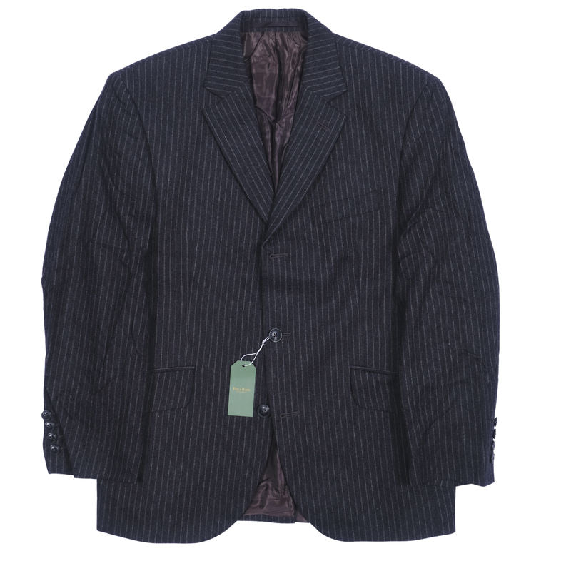 Austin Reed Charcoal Pinstriped Wool/Cashmere Suit