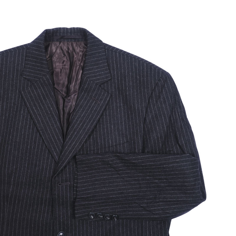 Austin Reed Charcoal Pinstriped Wool/Cashmere Suit