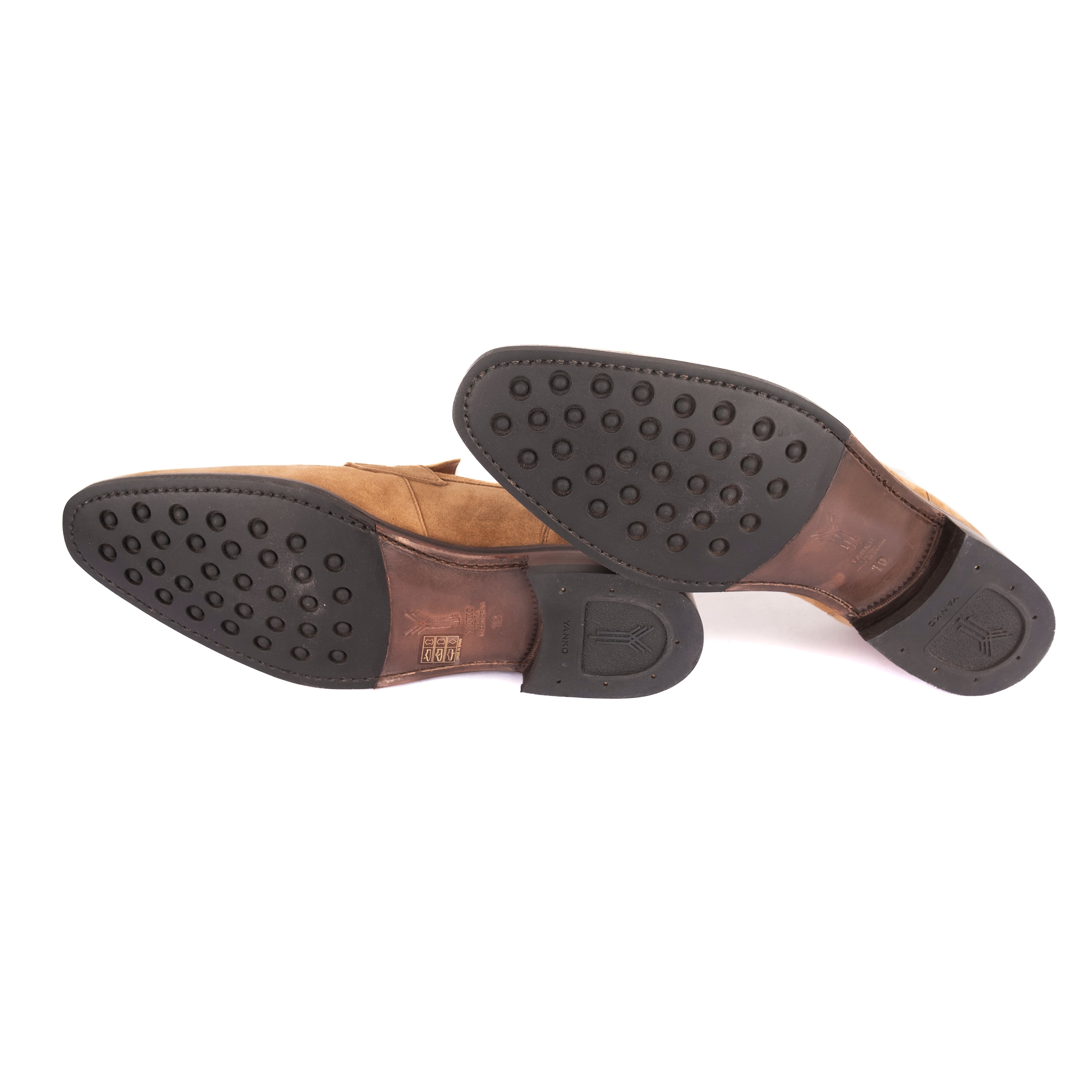 Suede Sand Penny Loafers