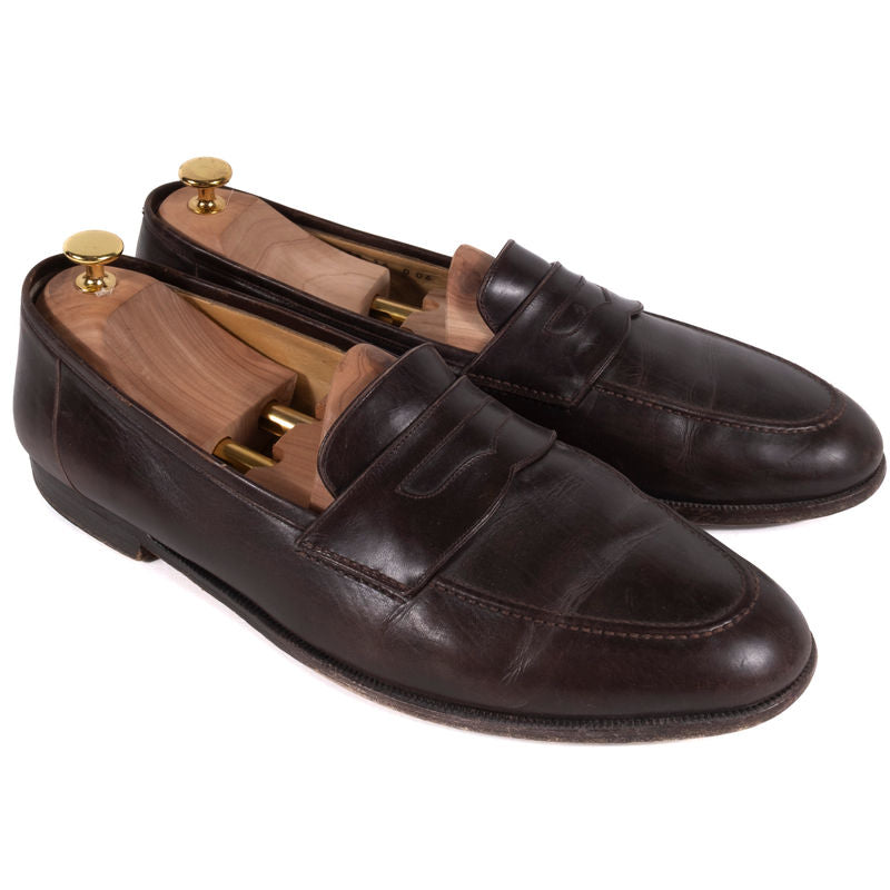 Cole Haan Dark Brown Penny Loafers