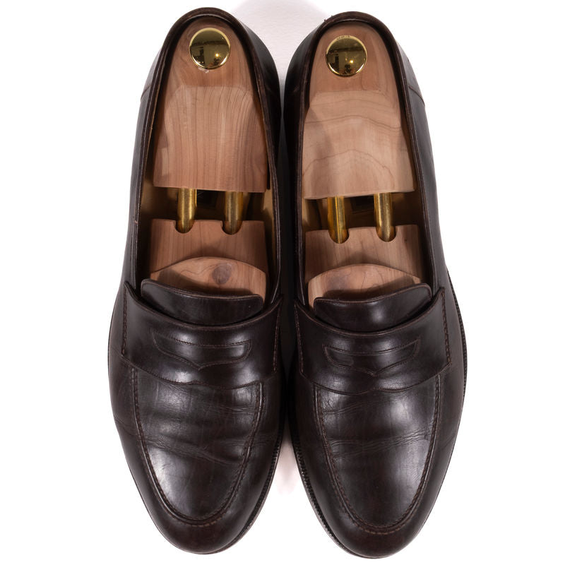 Cole Haan Dark Brown Penny Loafers