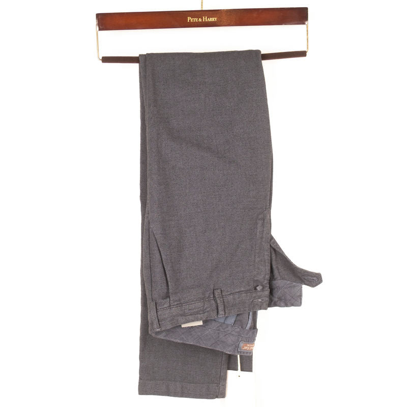 Grey Cotton flannel Chinos