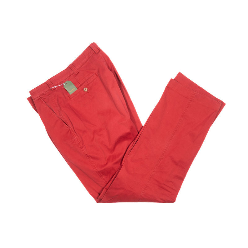 Red Casual Trousers Sz 50