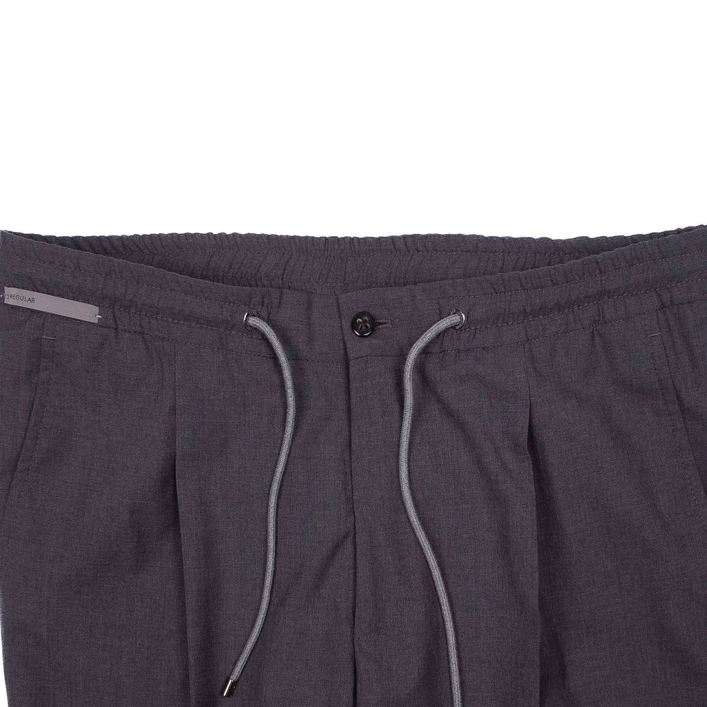 Grey Drawstring Casual Trouser