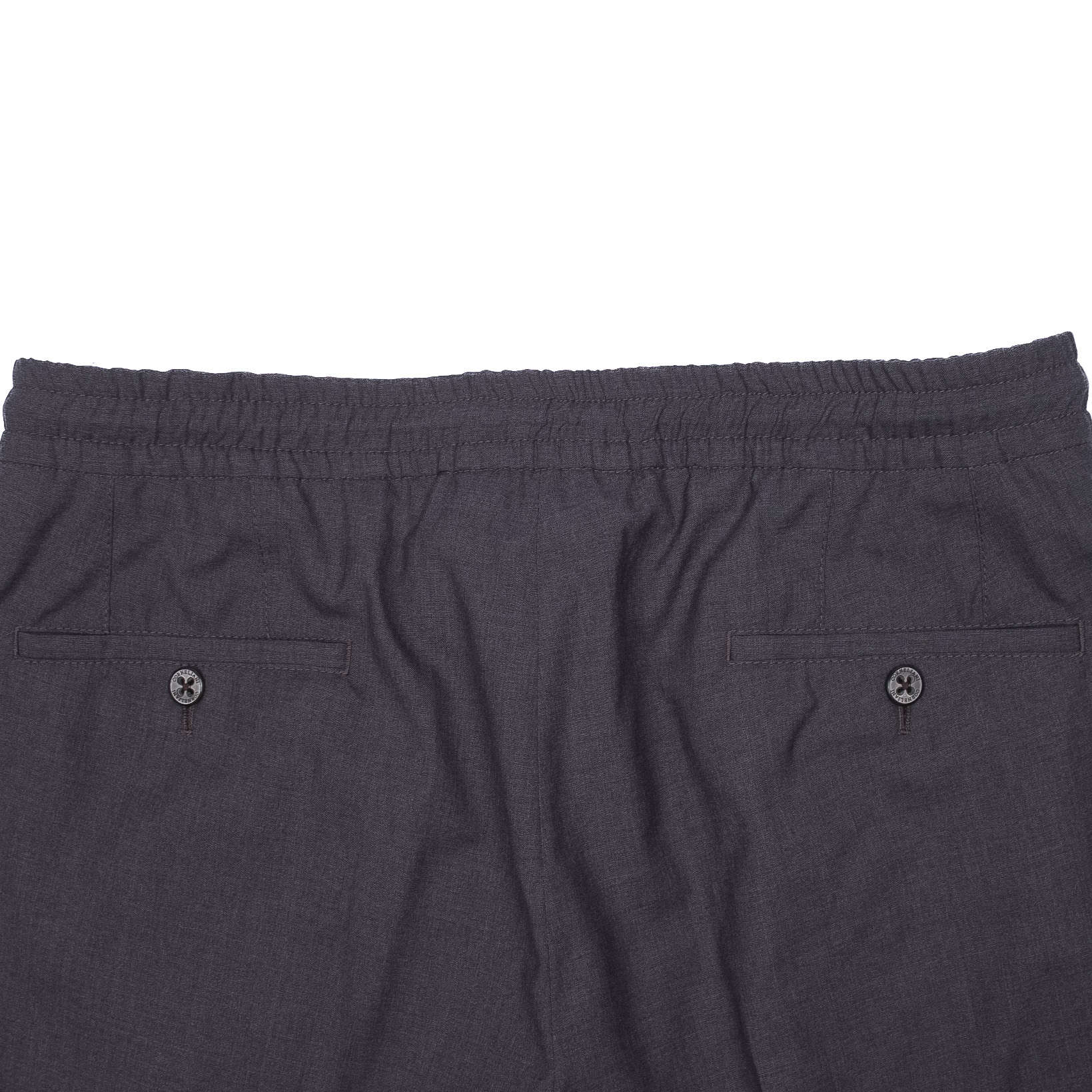 Grey Drawstring Casual Trouser