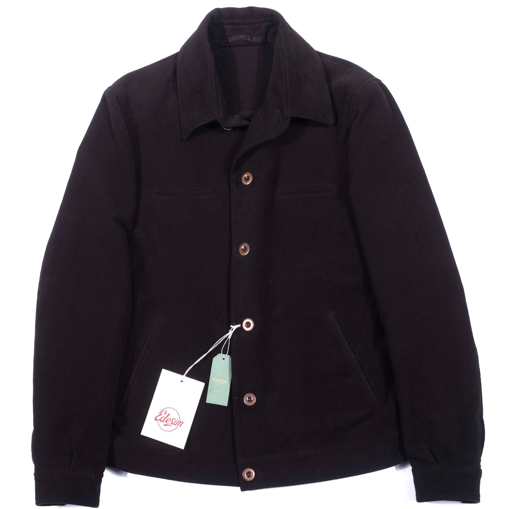 Est Retail Price 12 000 SEK - Black Brisbane Moss Moleskin Jacket