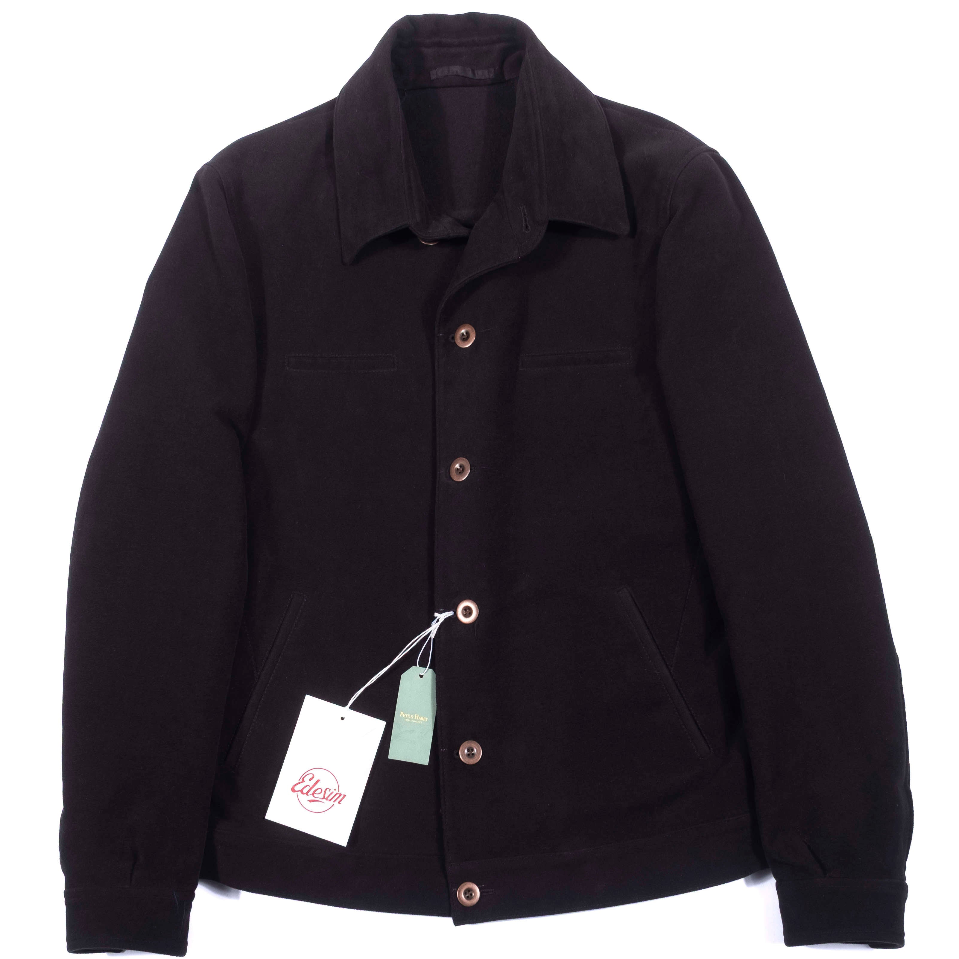 Est Retail Price 12 000 SEK - Black Brisbane Moss Moleskin Jacket