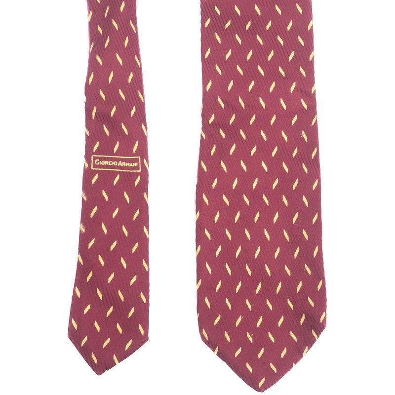Burgundy Patterned Tie