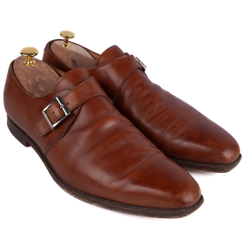 Crockett & Jones Brown Single Monkstrap